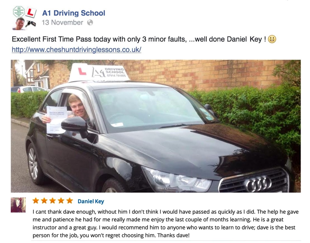 Daniel passes First time