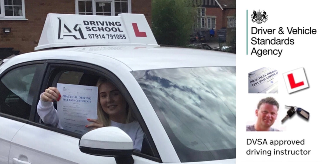 A1 Driving School pupil in cuffley 